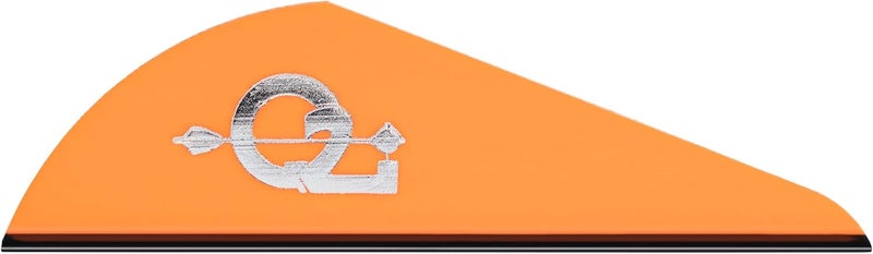 Q2i Archery Zeon Vanes – 50pk – Fusion-II, Fusion X-II, Rapt-X (2.0"-3.5") – Zeon Vanes Focus UV Light and Funnel it — Like Tiny Fiber-Optic Strands — into a Brilliant Light Along The Vane’s Edge. - Image 1